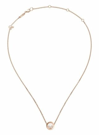 Chopard Halskette Happy Diamonds Icons Halskette Aus 18 Karat Roségold Und Diamanten rosegold