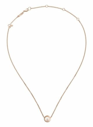 Chopard Halskette Happy Diamonds Icons Halskette Aus 18 Karat Roségold Und Diamanten rosegold