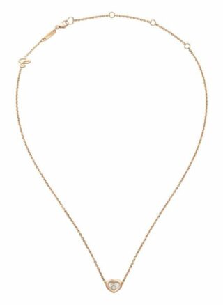 Chopard Halskette Happy Diamonds Icons Halskette Aus 18 Karat Roségold Und Diamanten rosegold