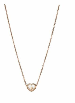 Chopard Halskette Happy Diamonds Icons Halskette Aus 18 Karat Roségold Und Diamanten rosegold