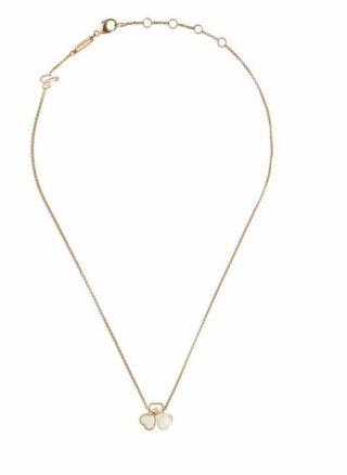 Chopard Halskette Happy Hearts Wings Halskette Aus 18 Karat Roségold, Diamanten Und Perlmutt rosegold