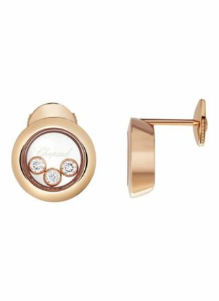 Chopard Ohrring Happy Diamonds Icons Ohrringe Aus 18 Karat Roségold Und Diamanten rosegold