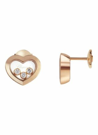 Chopard Ohrring Happy Diamonds Icons Ohrringe Aus 18 Karat Roségold Und Diamanten rosegold