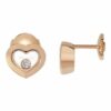 Chopard Ohrring Happy Diamonds Icons Ohrringe Aus 18 Karat Roségold Und Diamanten rosegold