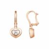 Chopard Ohrring Happy Diamonds Icons Ohrringe Aus 18 Karat Roségold Und Diamanten rosegold