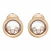 Chopard Ohrring Happy Diamonds Icons Ohrringe Aus 18 Karat Roségold Und Diamanten rosegold