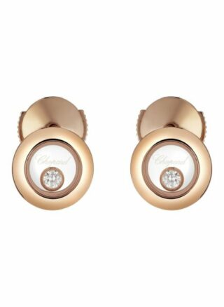 Chopard Ohrring Happy Diamonds Icons Ohrringe Aus 18 Karat Roségold Und Diamanten rosegold