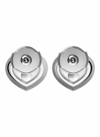 Chopard Ohrring Happy Diamonds Icons Ohrringe Aus 18 Karat Weißgold Und Diamanten silber