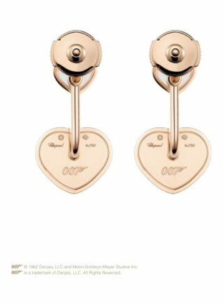 Chopard Ohrring Happy Hearts Golden Hearts Ohrringe Aus 18 Karat Roségold Und Diamanten rosegold