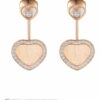 Chopard Ohrring Happy Hearts Golden Hearts Ohrringe Aus 18 Karat Roségold Und Diamanten rosegold