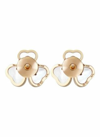 Chopard Ohrring Happy Hearts Wings Ohrringe Aus 18 Karat Roségold, Diamanten Und Perlmutt rosegold