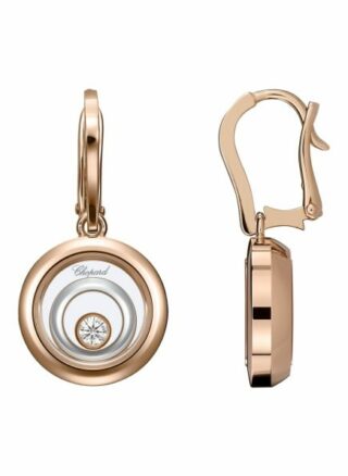 Chopard Ohrring Happy Spirit Ohrringe Aus 18 Karat Roségold, Aus 18 Karat Weißgold Und Diamanten rosegold