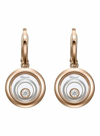 Chopard Ohrring Happy Spirit Ohrringe Aus 18 Karat Roségold, Aus 18 Karat Weißgold Und Diamanten rosegold