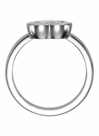 Chopard Ring Happy Diamonds Icons Ring Aus 18 Karat Weißgold Und Diamanten silber