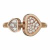 Chopard Ring Happy Hearts Ring Aus 18 Karat Roségold Und Diamanten rosegold