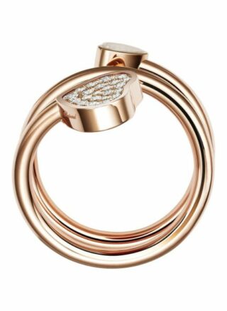 Chopard Ring Happy Hearts Twist Ring Aus 18 Karat Roségold Und Diamanten rosegold