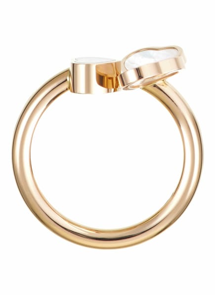 Chopard Ring Happy Hearts Wings Ring Aus 18 Karat Roségold, Diamanten Und Perlmutt rosegold Chopard Ring Happy Hearts Wings Ring Aus 18 Karat Roségold, Diamanten Und Perlmutt rosegold
