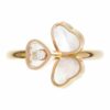 Chopard Ring Happy Hearts Wings Ring Aus 18 Karat Roségold, Diamanten Und Perlmutt rosegold