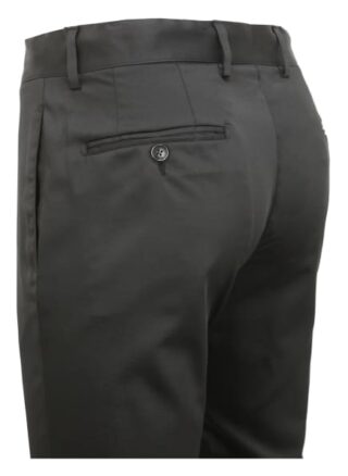 CHRISTOPHER BATES Business-Hose Herren, Schwarz