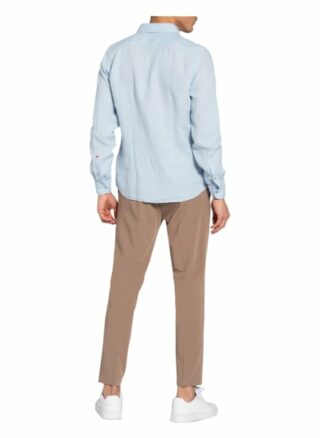 Cinque Leinenhemd Cisteve Slim Fit blau