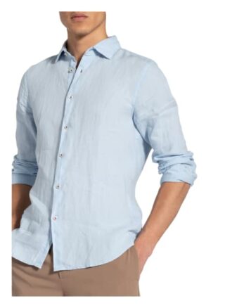 Cinque Leinenhemd Cisteve Slim Fit blau
