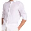 Cinque Leinenhemd Cisteve Slim Fit weiss
