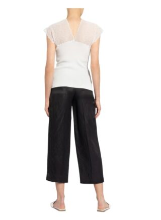 Cinque T-Shirt Mit Spitzeneinsatz beige