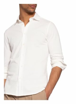 Circolo 1901 Jerseyhemd Slim Fit weiss