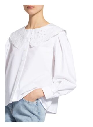 Claudie Pierlot Bluse Babybis weiss