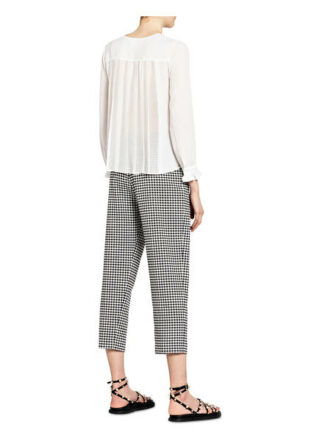 Claudie Pierlot Blusenshirt Bretzelbise weiss