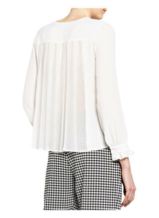 Claudie Pierlot Blusenshirt Bretzelbise weiss