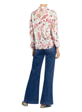 Claudie Pierlot Hemdbluse Choupie Aus Seide Mit 3/4-Arm weiss