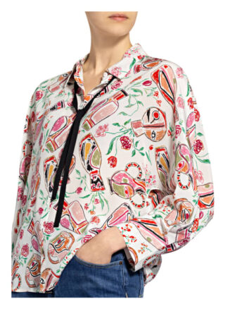 Claudie Pierlot Hemdbluse Choupie Aus Seide Mit 3/4-Arm weiss