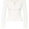 Claudie Pierlot Pullover Mousse weiss