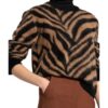 Claudie Pierlot Pullover Zebra braun
