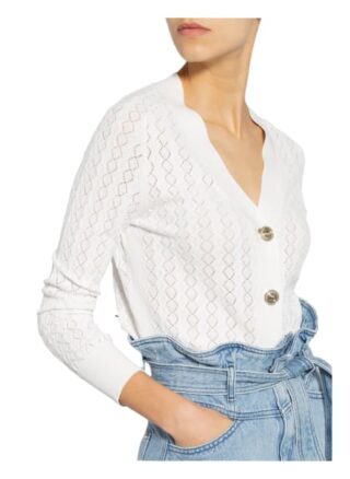 Claudie Pierlot Strickjacke Maxime weiss
