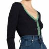 Claudie Pierlot Strickjacke Miki blau
