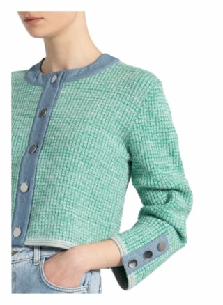 Claudie Pierlot Strickjacke Musical Mit Glitzergarn blau