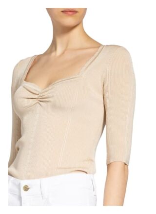 Claudie Pierlot Strickshirt Minili beige