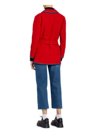 Claudie Pierlot Tweed-Blazer Gamin rot
