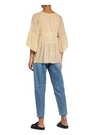 Closed Blusenshirt Leni Mit 3/4-Arm gelb