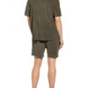 Closed Kurzarm-Hemd Comfort Fit Aus Frottee grau