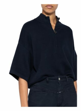 Closed Kurzarmpullover blau