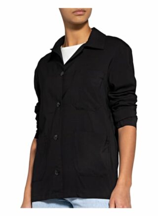 Closed Overshirt Willow schwarz