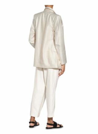 Closed Oversized-Blazer Cockerel weiss
