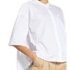 Closed Oversized-Bluse weiss