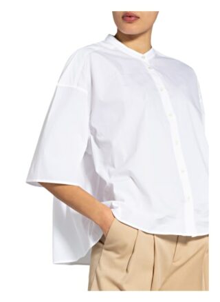 Closed Oversized-Bluse weiss