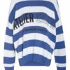Closed Oversized-Pullover blau