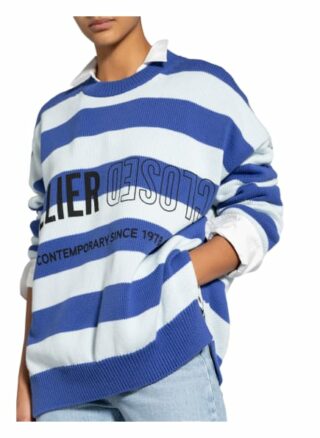 Closed Oversized-Pullover blau