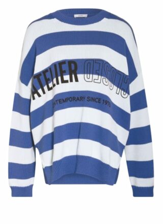Closed Oversized-Pullover blau
